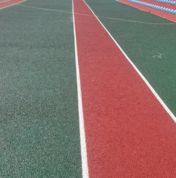 鹤壁市半预制型跑道混合型塑胶跑道 - 方案